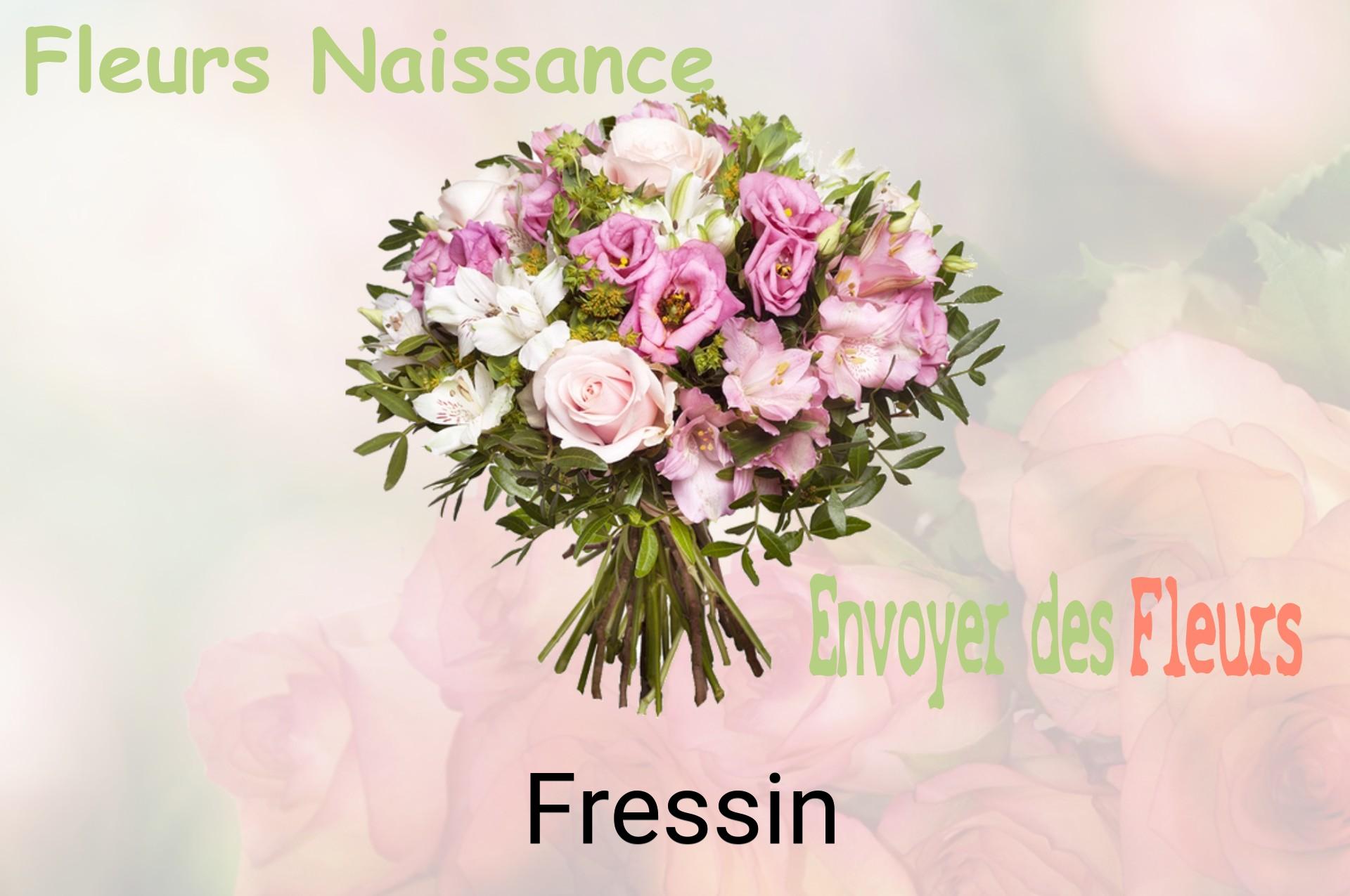 Bouquet de fleurs de naissance livré à Fressin
